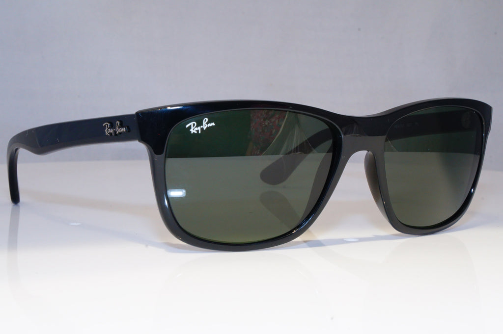 RAY-BAN Mens Designer Sunglasses Black Rectangle RB 4181 601 21124