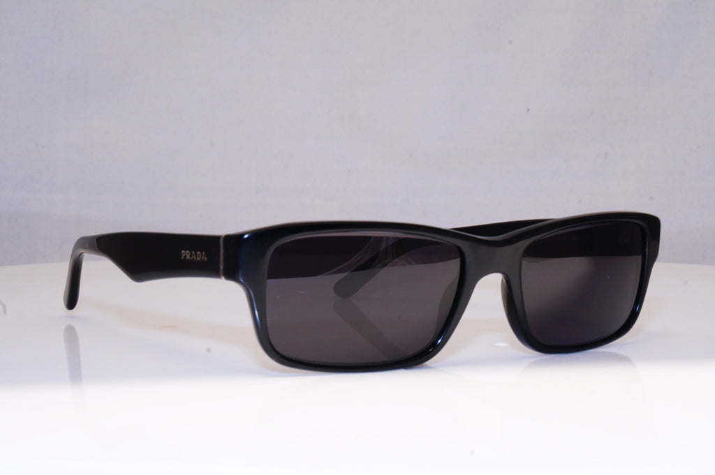 PRADA Mens Designer Sunglasses Black Rectangle VPR 16M 1B0-101 17964