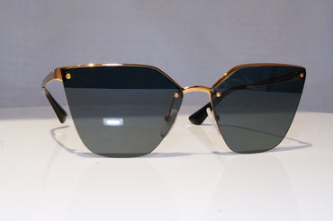 PRADA Womens Polarized Designer Sunglasses Gold CINEMA SPR 68T 7OE-5Z1 18304