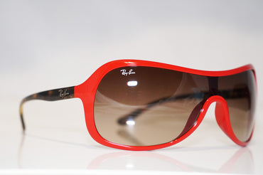 RAY-BAN Mens Unisex Designer Sunglasses Red Shield RB 4086 726/13 16788
