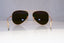 RAY-BAN Mens Polarized Mirror Sunglasses Gold Pilot AVIATOR RB 3025 112/4D 21145