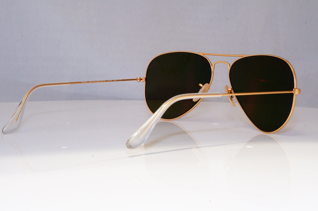 RAY-BAN Mens Polarized Mirror Sunglasses Gold Pilot AVIATOR RB 3025 112/4D 21145