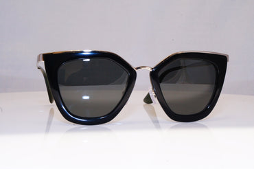PRADA Womens Polarized Designer Sunglasses Black Butterfly SPR 53S 1AB-6R2 17993