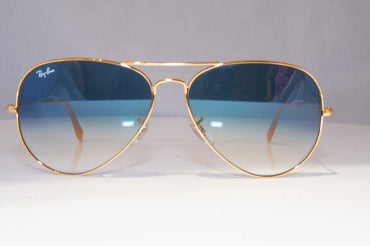 RAY-BAN Mens Designer Sunglasses Gold Pilot AVIATOR 62mm RB 3025 001/3F 21144