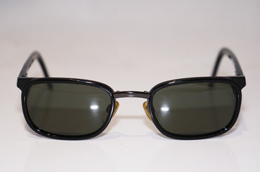 GIORGIO ARMANI Vintage Mens Designer Sunfglasses Black Rectangle 844 020 16960