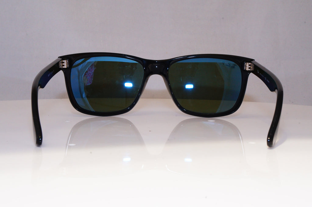 RAY-BAN Mens Polarized Designer Sunglasses Black Rectangle RB 4181 601/9A 21141
