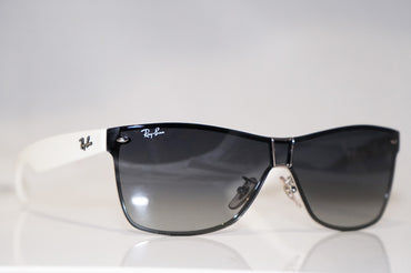 RAY-BAN Mens Designer Sunglasses White Shield RB 3384 003/8G 16958