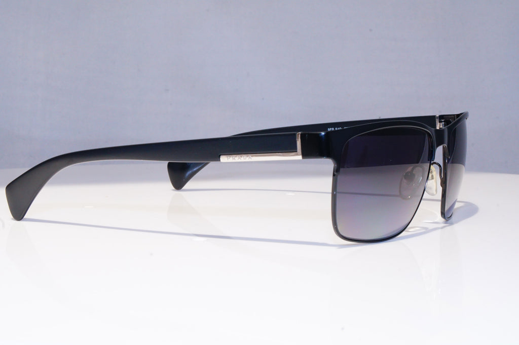 PRADA Mens Polarized Mirror Designer Sunglasses Black SPR 510 FAD-5W1 18403