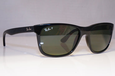 RAY-BAN Mens Polarized Designer Sunglasses Black Rectangle RB 4181 601/9A 21141