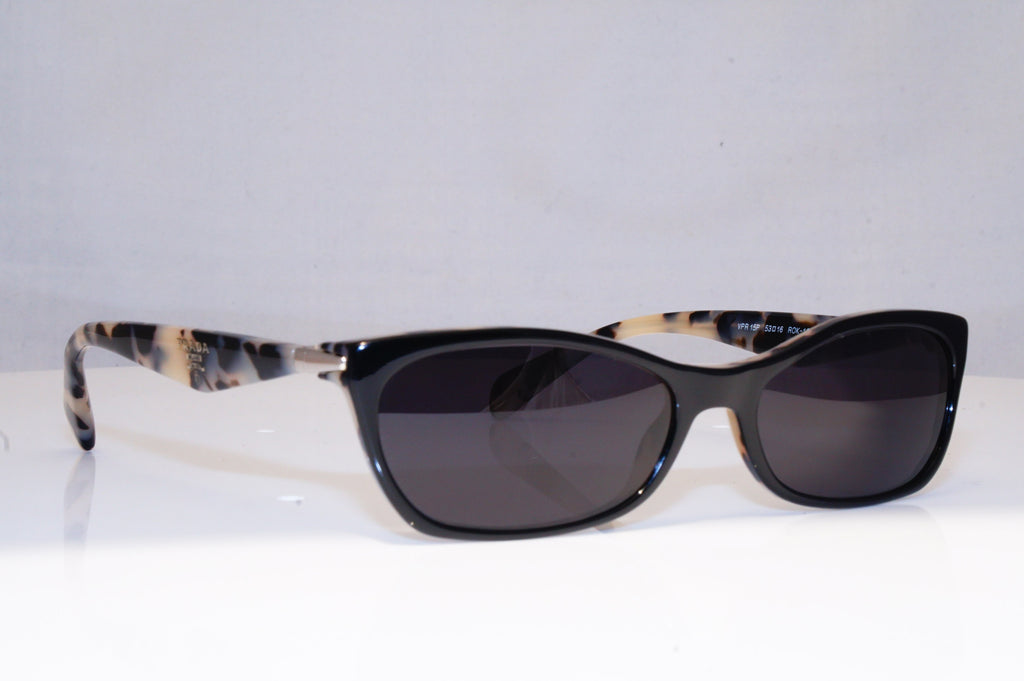 PRADA Womens Designer Sunglasses Black Cat Eye VPR 05R 1AB-101 17975