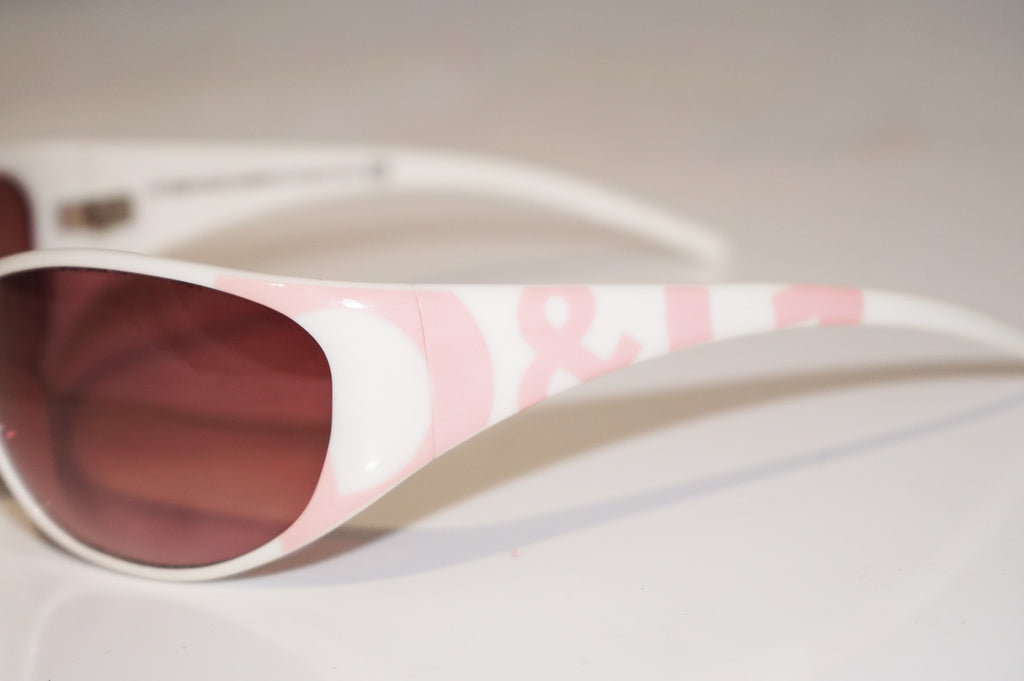 DOLCE & GABBANA Womens Designer Sunglasses White Wrap D&G 2211 502 16791