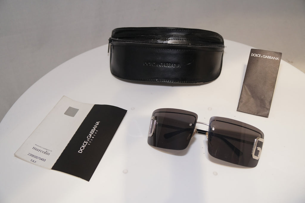 DOLCE & GABBANA Mens Womens Vintage Designer Sunglasses Silver DG 400S 131 20103