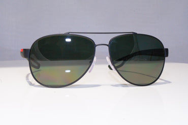 PRADA Mens Polarized Designer Sunglasses Green Pilot SPS 55Q DGO-5X1 18300