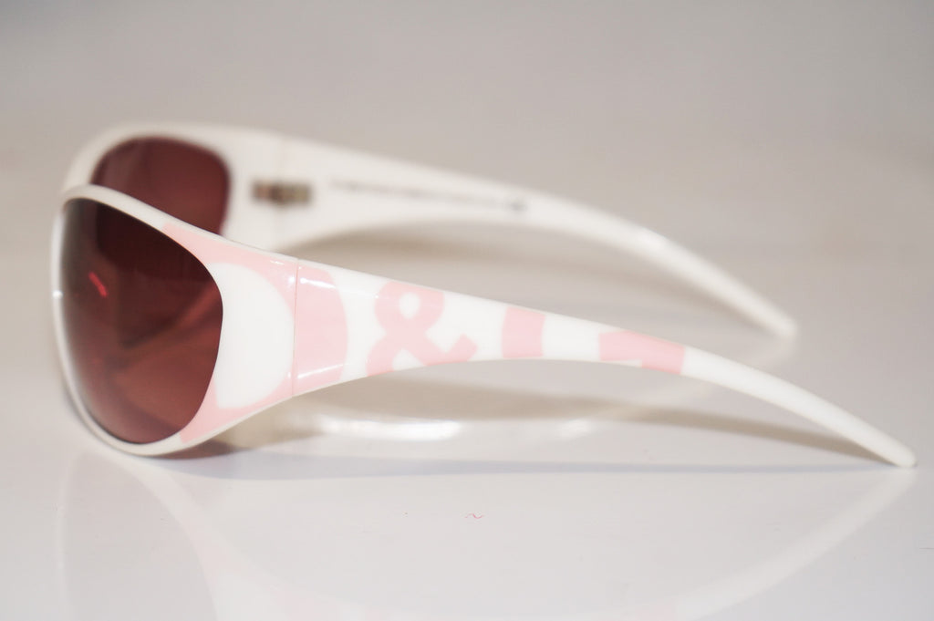 DOLCE & GABBANA Womens Designer Sunglasses White Wrap D&G 2211 502 16791