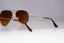 RAY-BAN Mens Polarized Mirror Sunglasses Gold Pilot AVIATOR RB 3025 001/N2 21139