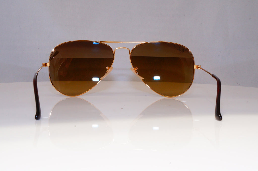 RAY-BAN Mens Polarized Mirror Sunglasses Gold Pilot AVIATOR RB 3025 001/N2 21139