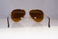RAY-BAN Mens Polarized Mirror Sunglasses Gold Pilot AVIATOR RB 3025 001/N2 21139