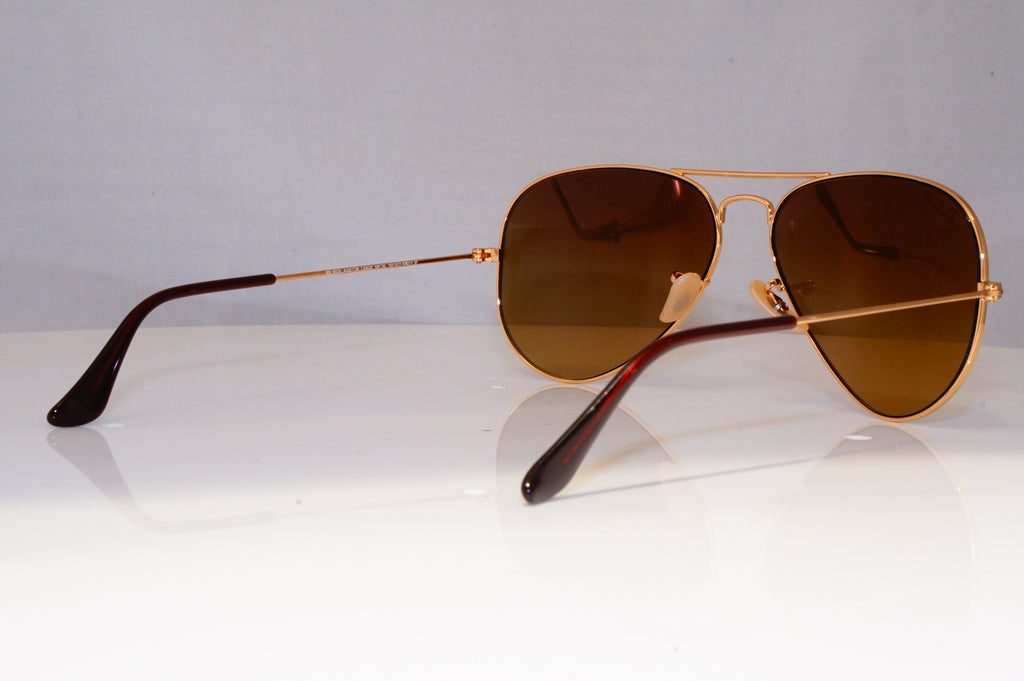 RAY-BAN Mens Polarized Mirror Sunglasses Gold Pilot AVIATOR RB 3025 001/N2 21139