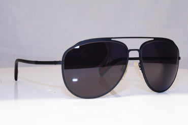 PRADA Mens Designer Sunglasses Black Aviator SPS 55Q DGO-0A7 17980