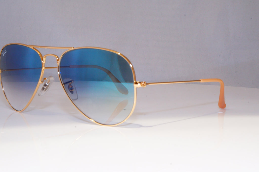 RAY-BAN Mens Womens Sunglasses Gold Pilot AVIATOR BLUE RB 3025 001/3F 20038