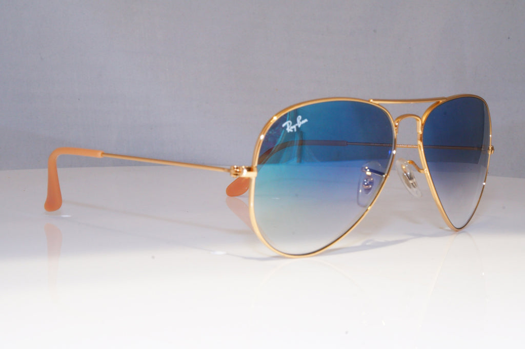 RAY-BAN Mens Womens Sunglasses Gold Pilot AVIATOR BLUE RB 3025 001/3F 20038