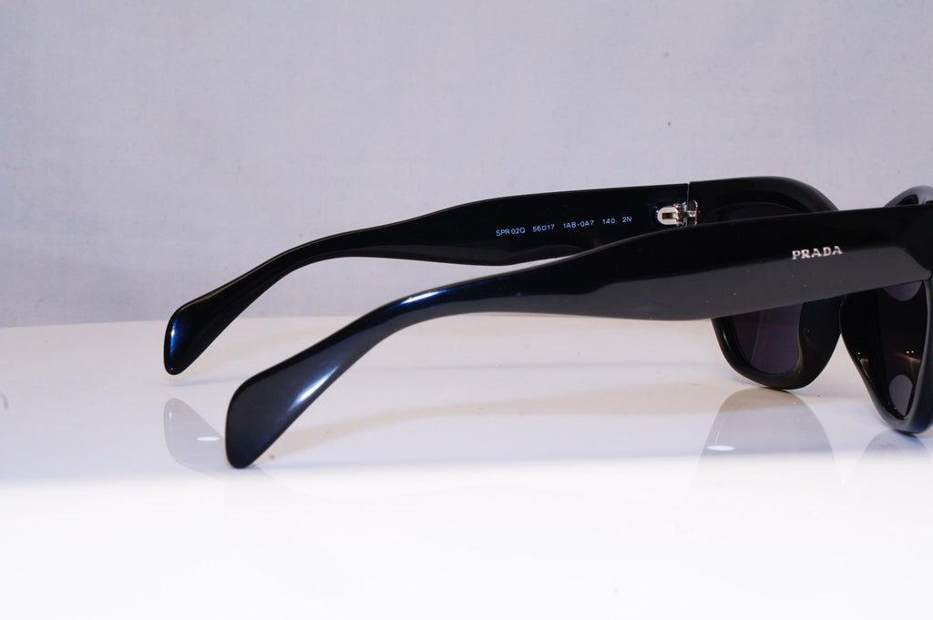 PRADA Womens Designer Sunglasses Black Cat Eye SPR 02Q 1AB-0A7 18015