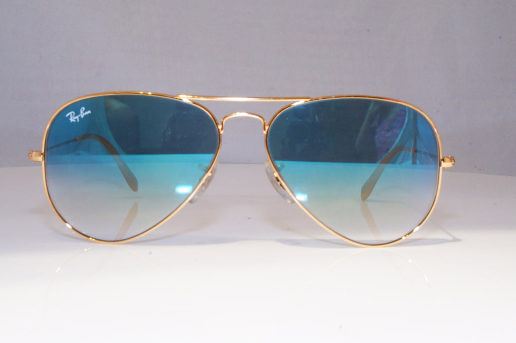 RAY-BAN Mens Womens Sunglasses Gold Pilot AVIATOR BLUE RB 3025 001/3F 20038
