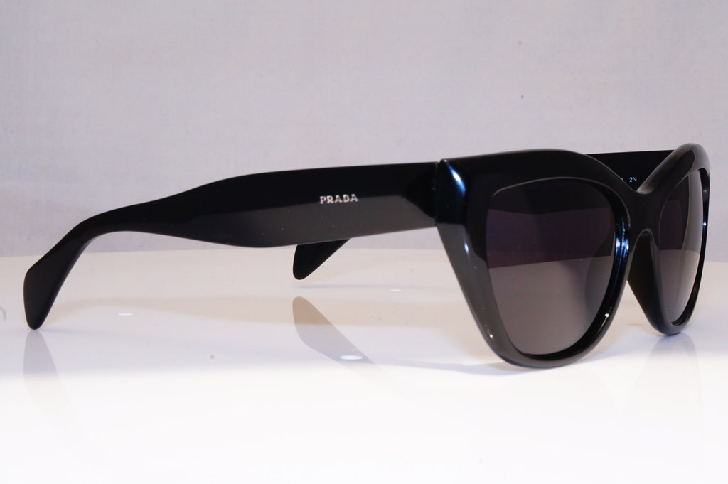 PRADA Womens Designer Sunglasses Black Cat Eye SPR 02Q 1AB-0A7 18015