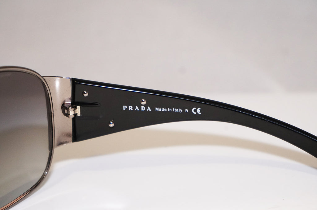 PRADA Mens Unisex Designer Sunglasses Black Shield SPR 57L 5AV-3M1 14659