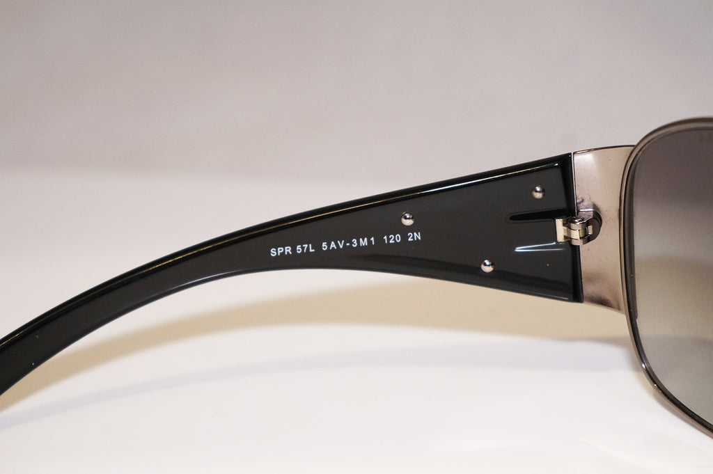 PRADA Mens Unisex Designer Sunglasses Black Shield SPR 57L 5AV-3M1 14659