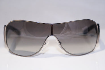 PRADA Mens Unisex Designer Sunglasses Black Shield SPR 57L 5AV-3M1 14659