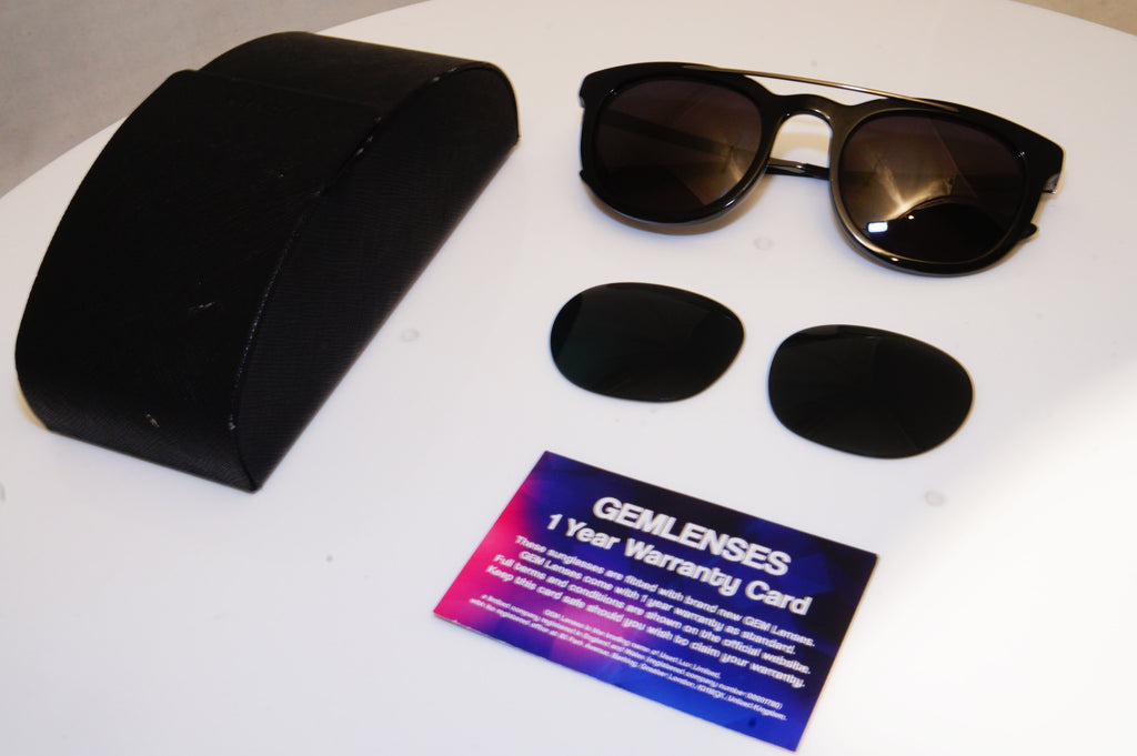 PRADA Mens Designer Sunglasses Black Square SPR 13R 1AB-1A1 17986