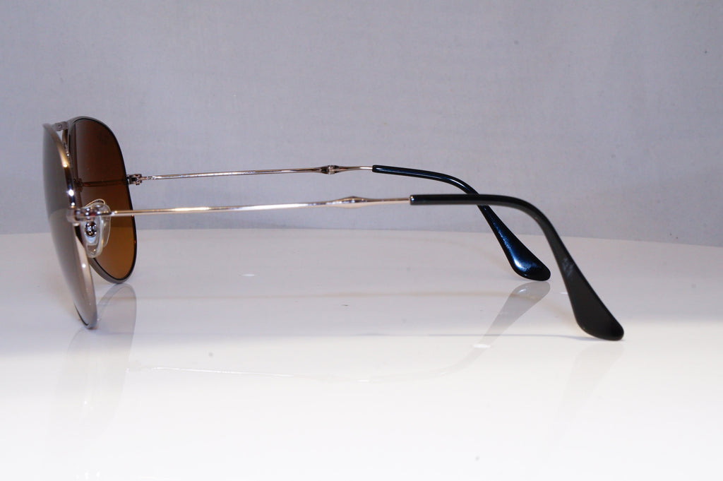 RAY-BAN Mens Polarized Sunglasses Silver Folding AVIATOR RB 3479 004/N2 21120