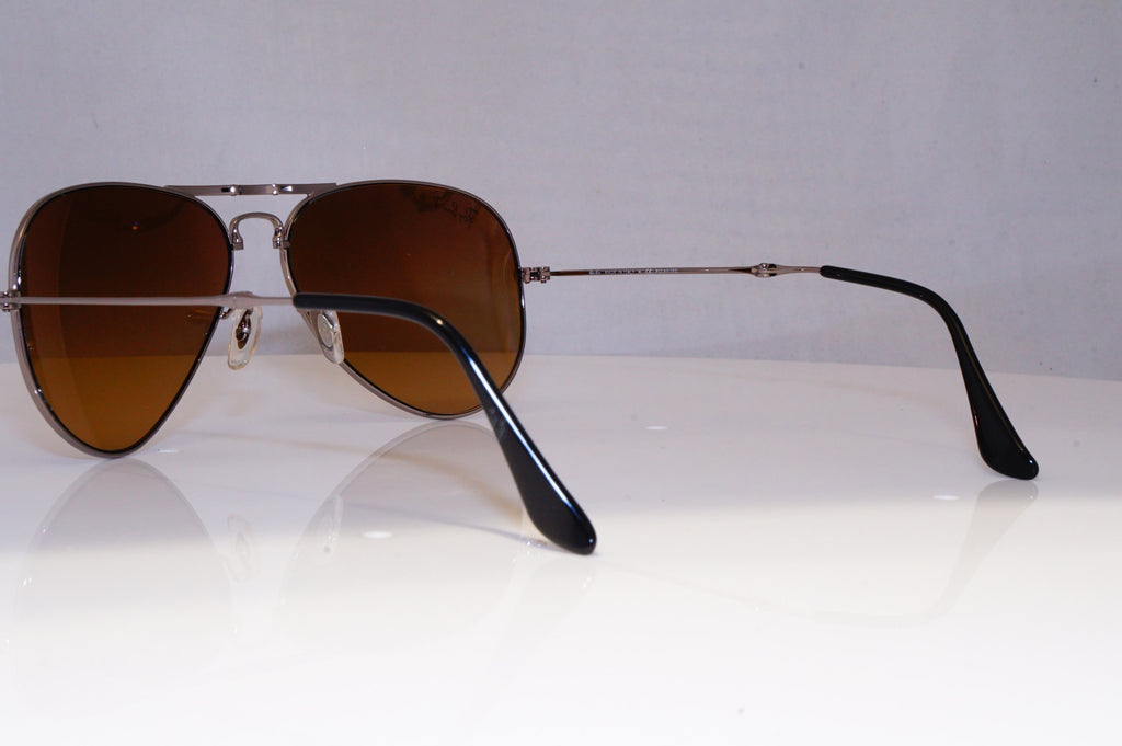 RAY-BAN Mens Polarized Sunglasses Silver Folding AVIATOR RB 3479 004/N2 21120