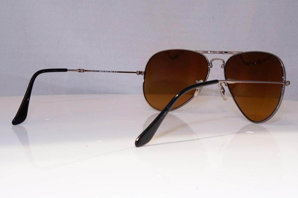 RAY-BAN Mens Polarized Sunglasses Silver Folding AVIATOR RB 3479 004/N2 21120