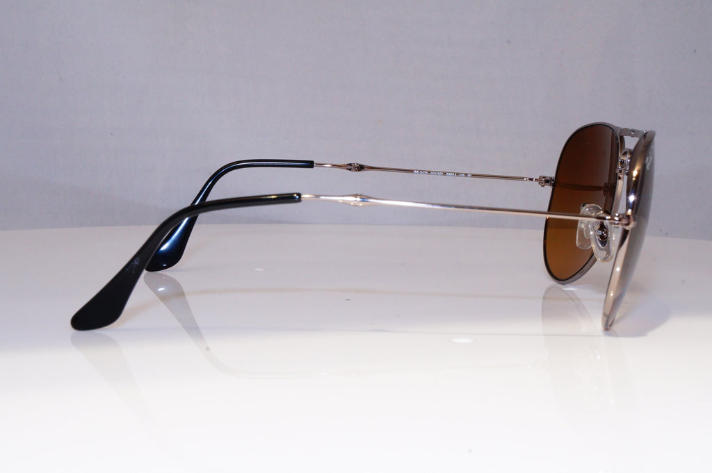 RAY-BAN Mens Polarized Sunglasses Silver Folding AVIATOR RB 3479 004/N2 21120