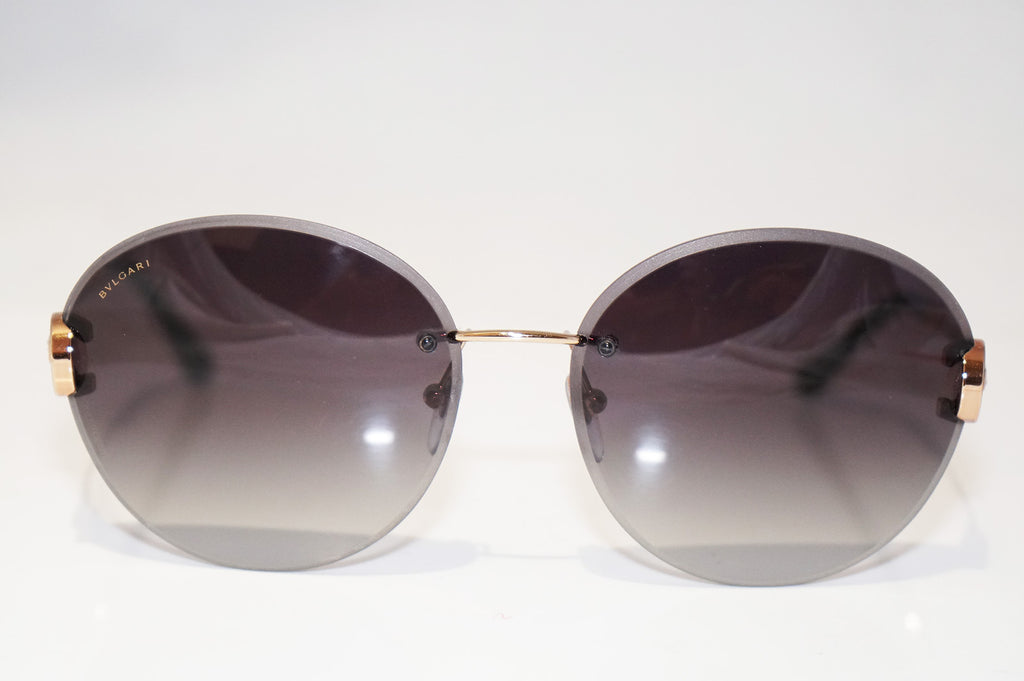 BVLGARI Womens Designer Sunglasses Gold Round 6091 2014/8G 16925