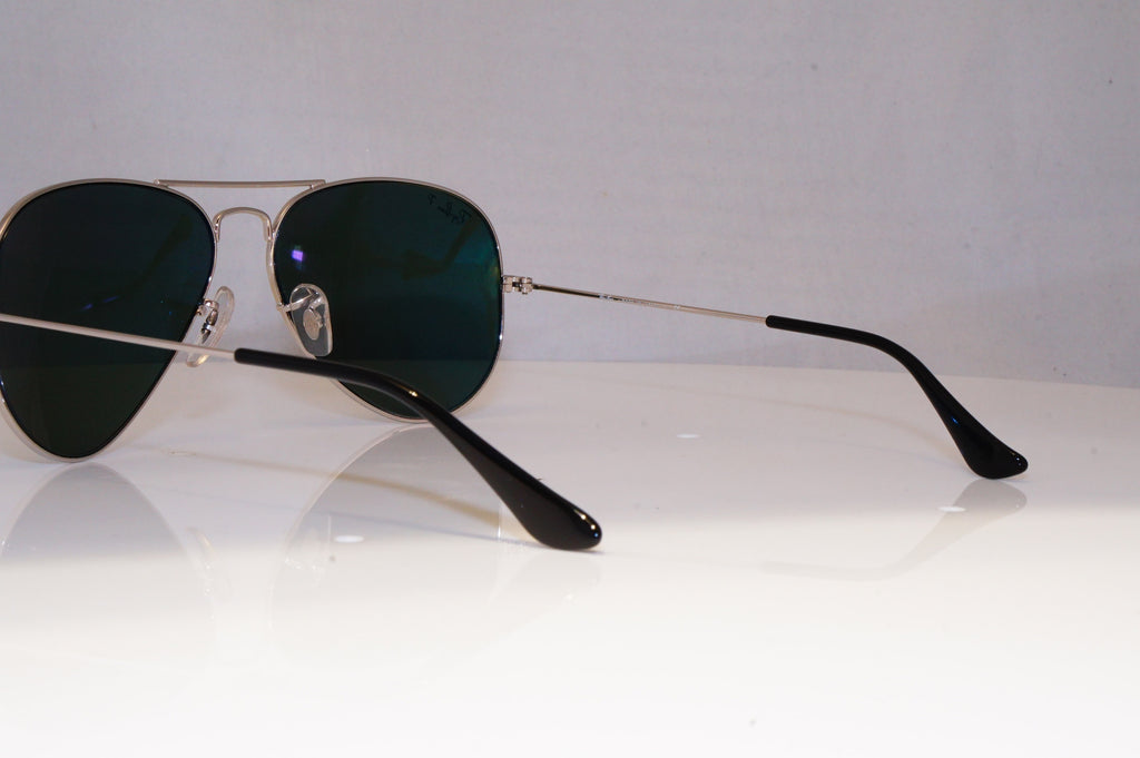 RAY-BAN Mens Polarized Sunglasses Silver Pilot AVIATOR RB 3025 003/32 21150
