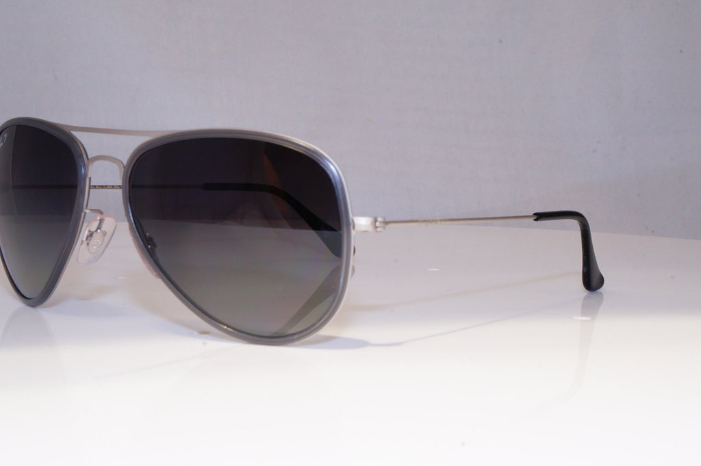 RAY-BAN Mens Polarized Sunglasses Silver Pilot AVIATOR RB 3513 164/T3 21149