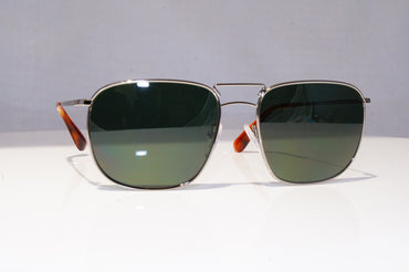 PRADA Mens Polarized Designer Sunglasses Silver Pilot SPR 52T 5AV-6P0 18424
