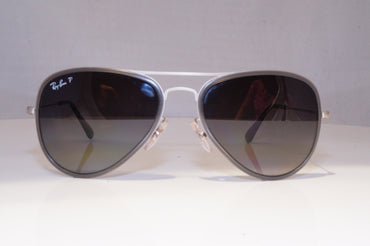 RAY-BAN Mens Polarized Sunglasses Silver Pilot AVIATOR RB 3513 164/T3 21149