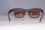 PRADA Womens Boxed Designer Sunglasses Brown Rectangle NEW SPR 25Q TFV-3EO 20268