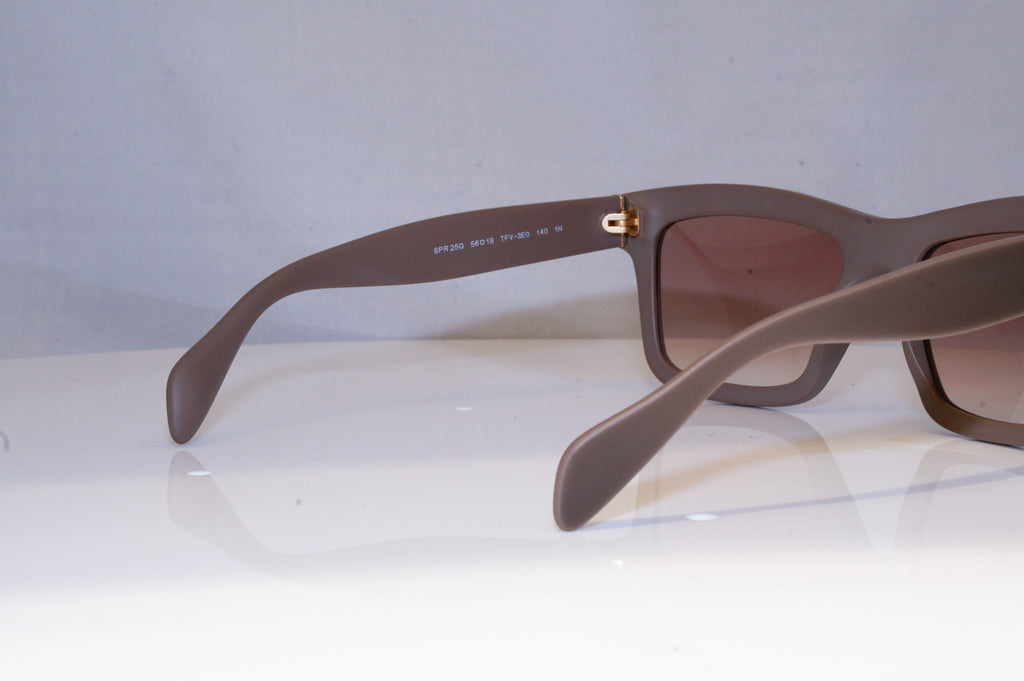 PRADA Womens Boxed Designer Sunglasses Brown Rectangle NEW SPR 25Q TFV-3EO 20268