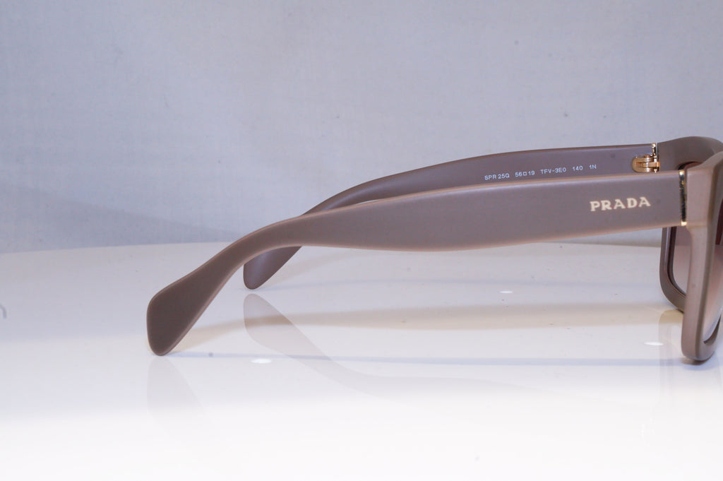 PRADA Womens Boxed Designer Sunglasses Brown Rectangle NEW SPR 25Q TFV-3EO 20268