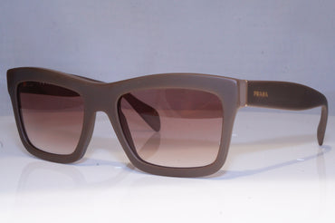 PRADA Womens Boxed Designer Sunglasses Brown Rectangle NEW SPR 25Q TFV-3EO 20268