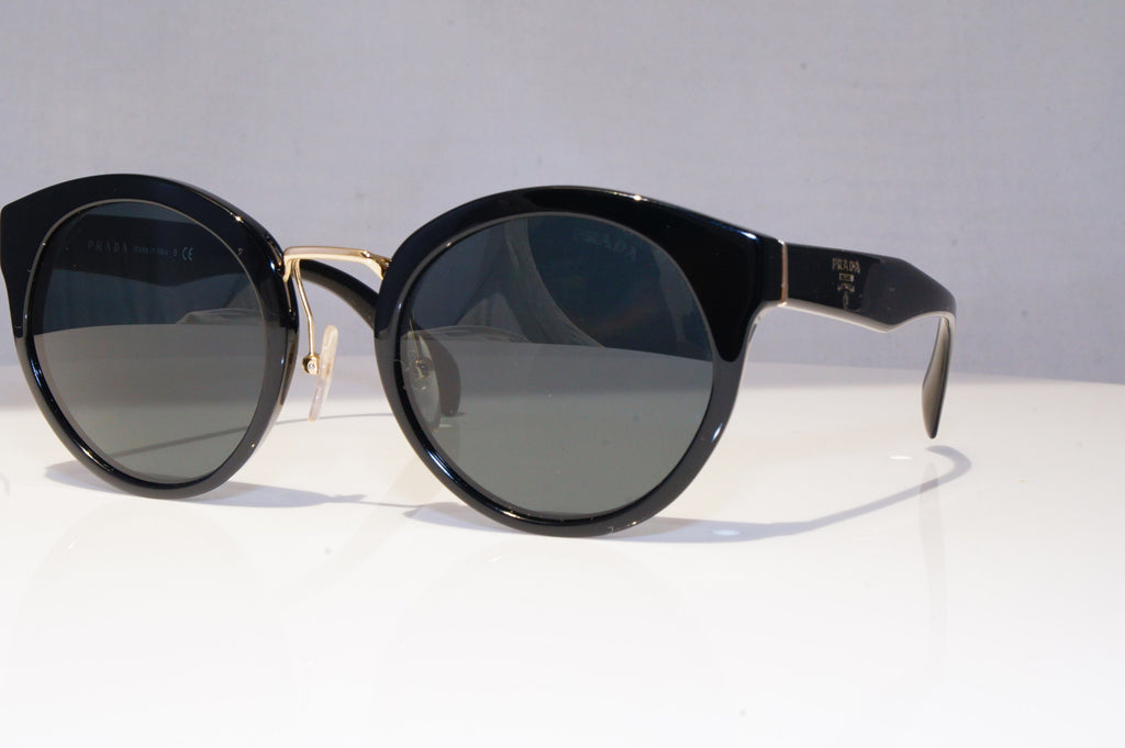 PRADA Womens Designer Sunglasses Black Round SPR 05T 1AB-1A1 18208