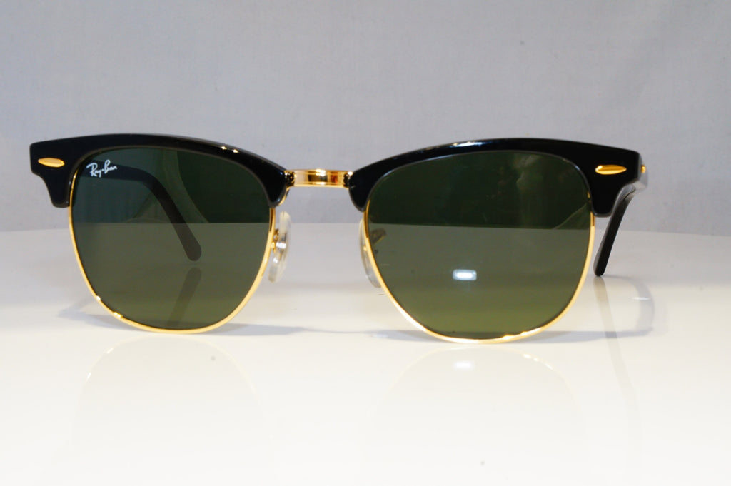 RAY-BAN Mens Designer Sunglasses Black Clubmaster RB 3016 W0365 21175