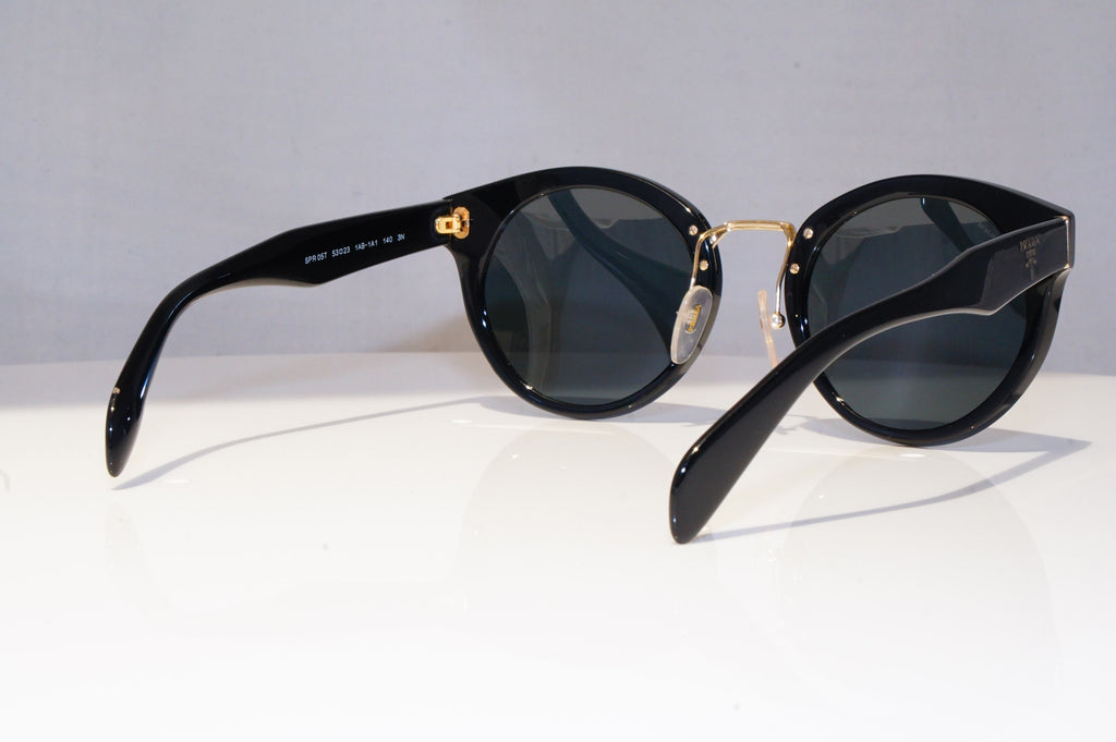PRADA Womens Designer Sunglasses Black Round SPR 05T 1AB-1A1 18208