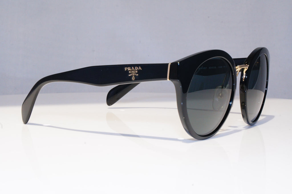 PRADA Womens Designer Sunglasses Black Round SPR 05T 1AB-1A1 18208