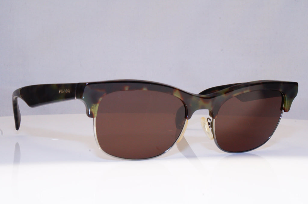 PRADA Mens Designer Sunglasses Brown Clubmaster SPR 11P LAB-0A7 18004